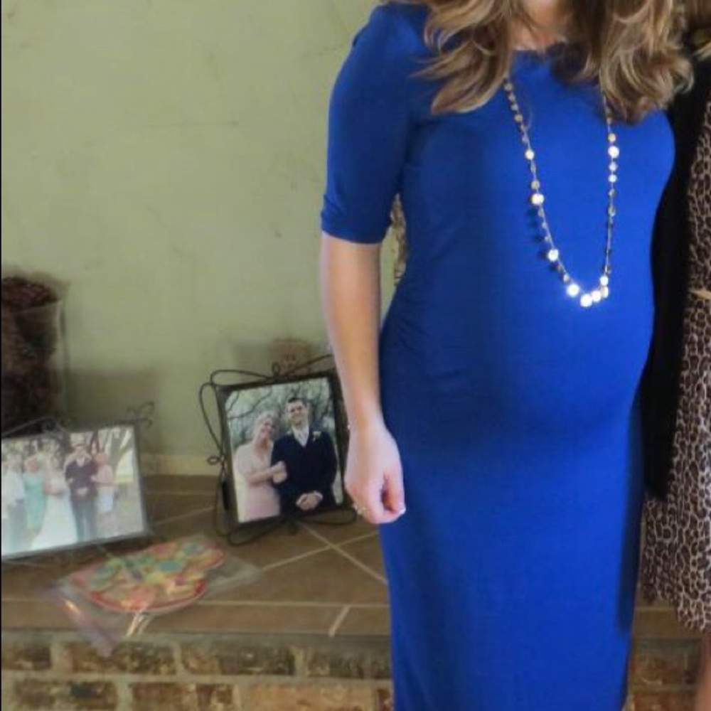 ASOS Cobalt Blue Maternity Dress